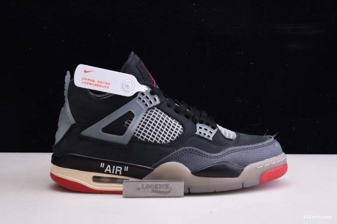 CV9388-001 x Bred Jordan Air Off 4 White Retro 0831
